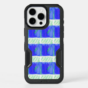Coolest Blue Nautical Abstract iPhone 16 Pro Max Case