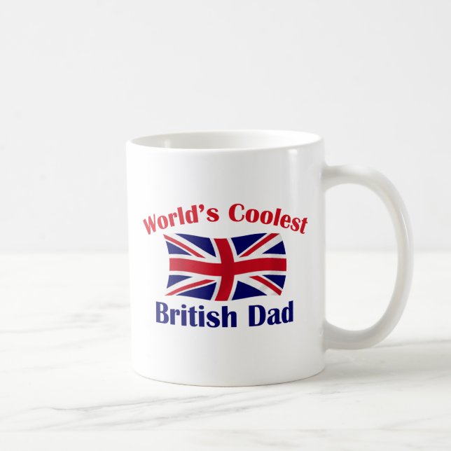 Coolest British Dad Coffee Mug (Right)
