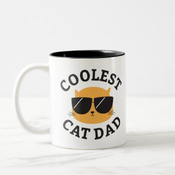 Coolest Cat Dad Coffee Mug by cartoonbeing at Zazzle