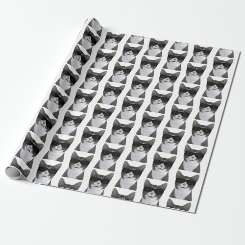 Coolest Cat In Town Wrapping Paper
