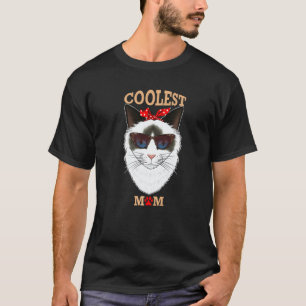 Coolest Cat Mom I Ragdoll Cat Mom I Ragdoll Cat T-Shirt