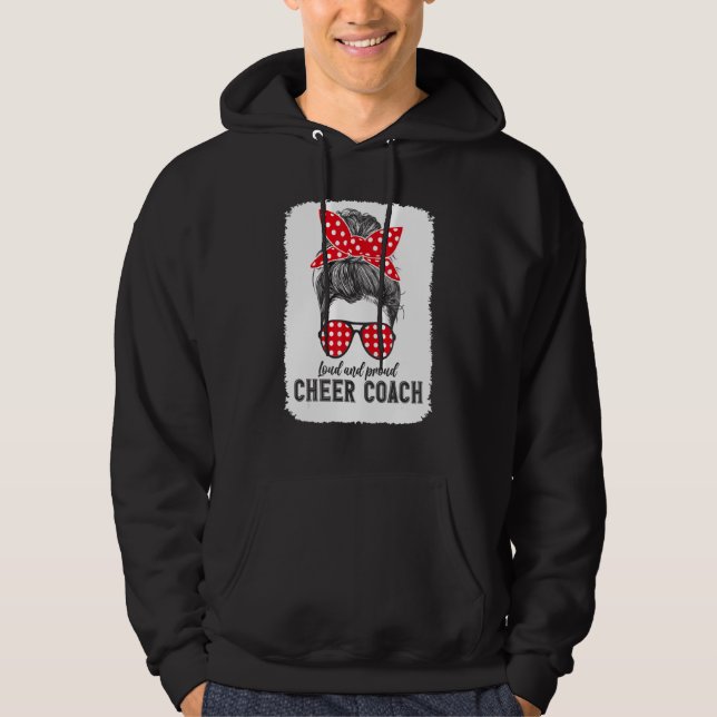 Coolest Cheer Coach Assistant Cheering Coaching Li Hoodie (Front)