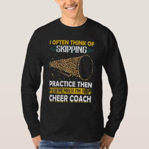Coolest Cheer Coach Assistant Cheering Coaching Li T-Shirt