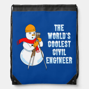 Coolest Civil Engineer Drawstring Bag