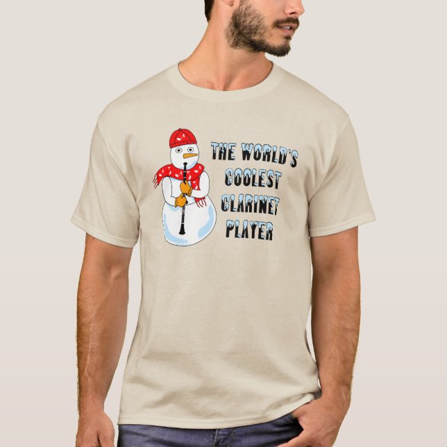 Coolest Clarinet T-Shirt (Front)