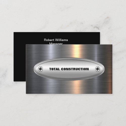 Coolest Classy Construction Business Cards New