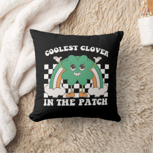 Coolest Clover In The Patch St Patrick's Day Throw Pillow