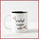Coolest Cousin Ever Black And Red Two-tone Coffee Mug at Zazzle