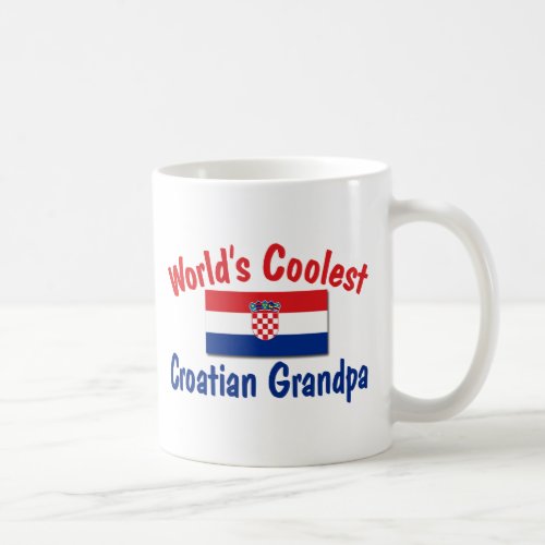 Coolest Croatian Grandpa Coffee Mug