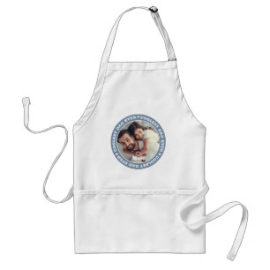 Coolest Dad Ever Modern Custom Photo Adult Apron