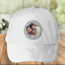 Coolest Dad Ever Modern Custom Photo Trucker Hat