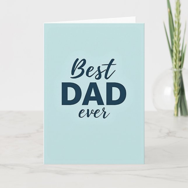 Coolest Dad Graphic Design Card (Front)