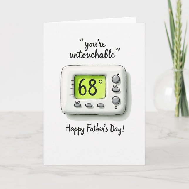 Coolest Dad Happy Fathers Day Card (Front)