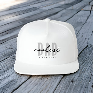 Coolest Dad Since 20XX Modern Simple Preppy Snap Back Hat