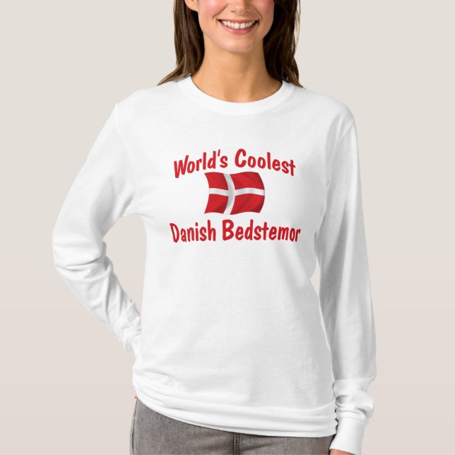 Coolest Danish Bedstemor T-Shirt (Front)