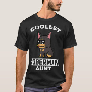 Coolest Doberman Aunt T-Shirt