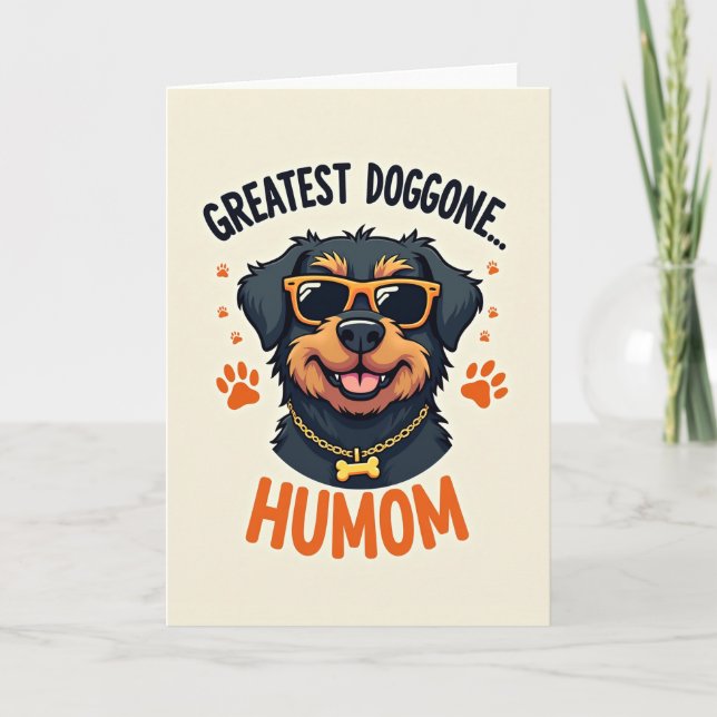Coolest Dog Humom Card (Front)