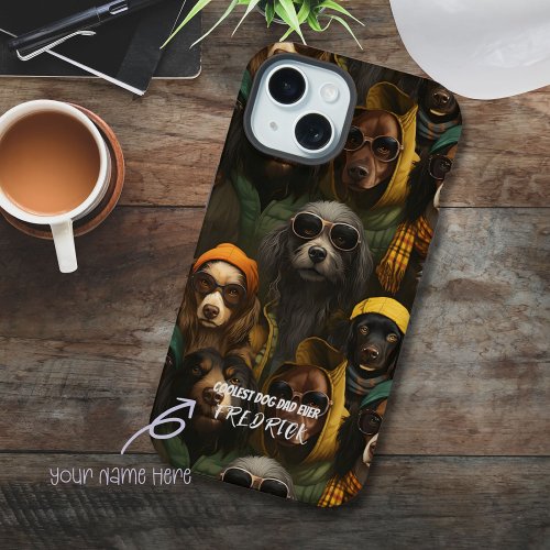 Coolest Dog MomDad Phone Case _ Add Custom Name 