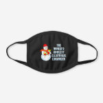 Coolest Electrical Engineer Black Cotton Face Mask
