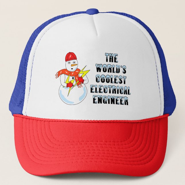 Coolest Electrical Engineer Trucker Hat (Front)