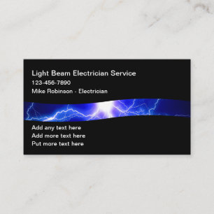 Coolest Electrician Business Cards