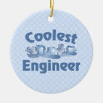 Coolest Engineer Ceramic Ornament