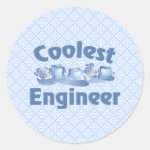 Coolest Engineer Classic Round Sticker