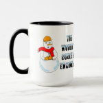 Coolest Engineer Snowman Mug