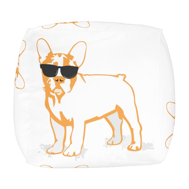 Coolest French Bulldog Boy Pouf (Top)
