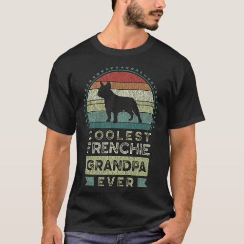 Coolest Frenchie Grandpa Ever  T_Shirt