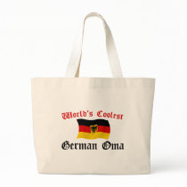 Coolest German Oma Large Tote Bag Coolest German Oma Large Tote Bag
