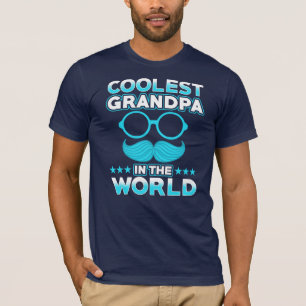 Coolest Grandpa In The World Grandfather T-Shirt