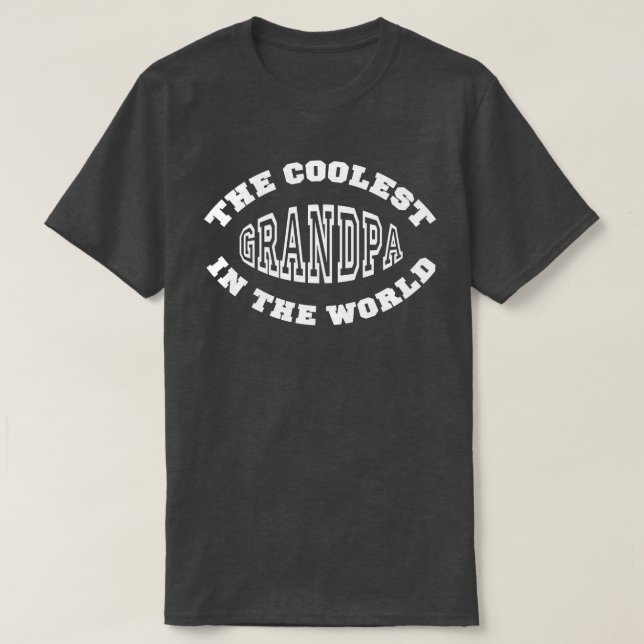 Coolest Grandpa T-Shirt (Design Front)