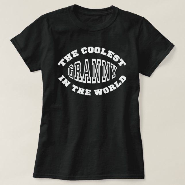 Coolest Granny T-Shirt (Design Front)