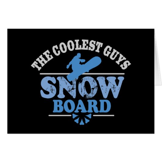 Coolest Guys Snowboard (Front Horizontal)