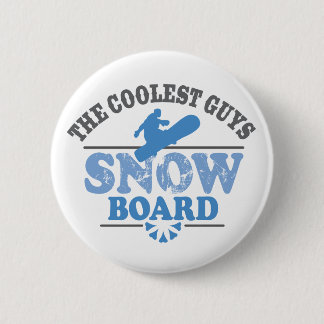 Coolest Guys Snowboard Button
