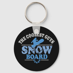 Coolest Guys Snowboard Keychain