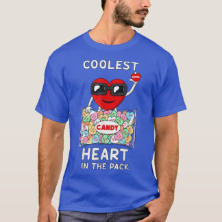 Coolest Heart In The Pack Funny Valentines Day Tod T-Shirt