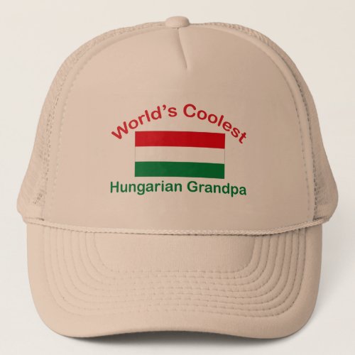 Coolest Hungarian Grandpa Trucker Hat