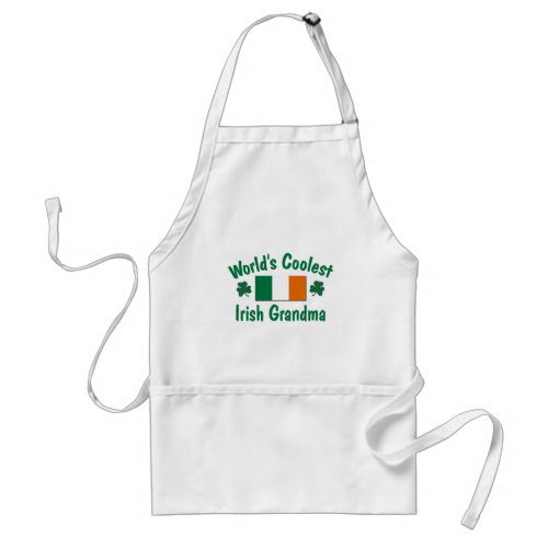 Coolest Irish Grandma Adult Apron