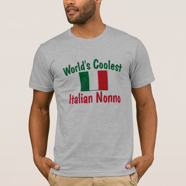 Coolest Italian Nonno T-Shirt (Front)