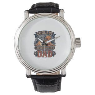 Coolest Labrador Retriever Dad Dog Mountain Paw Pr Watch
