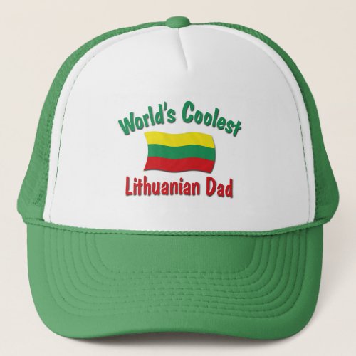 Coolest Lithuanian Dad Trucker Hat