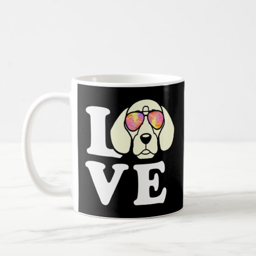 Coolest Love Hearth Pulse Beagle  Coffee Mug