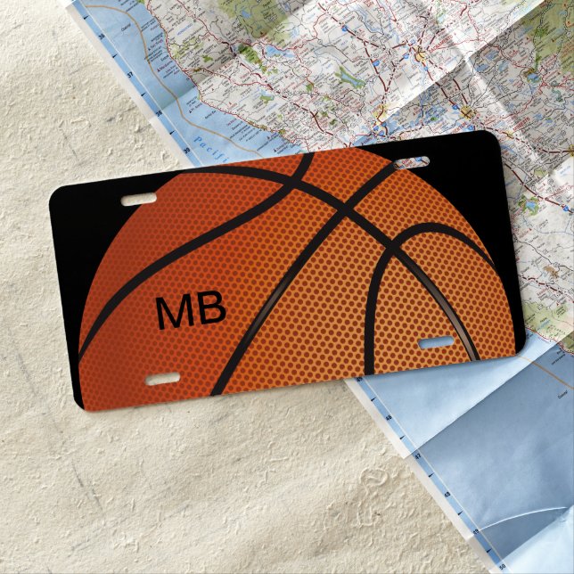 Coolest Men's Monogram License Plate (In Situ)