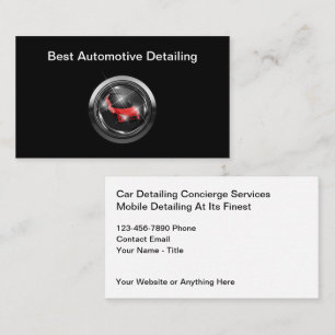 Coolest Mobile Car Detailing Business Cards