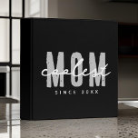 Coolest Mom Since 20XX Modern Simple Preppy 3 Ring Binder<br><div class="desc">This simple and modern design is composed of san serif typography.</div>