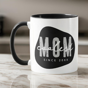 Coolest Mom Since 20XX Modern Simple Preppy Mug