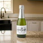 Coolest Mom Since 20XX Modern Simple Preppy Sparkling Wine Label<br><div class="desc">This simple and modern design is composed of san serif typography.</div>