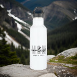 Coolest Mom Since 20XX Modern Simple Preppy Stainless Steel Water Bottle<br><div class="desc">This simple and modern design is composed of san serif typography.</div>